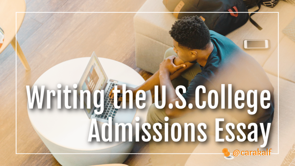 american university admissions essay