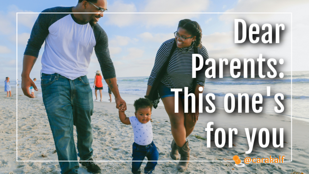 A Letter to Parents with Good Intentions